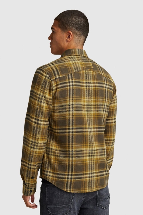 Cast Iron long sleeve shirt brushed twill ch